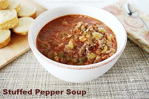 Stuffed Pepper Soup