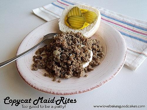 Copycat Maid-Rite sandwich