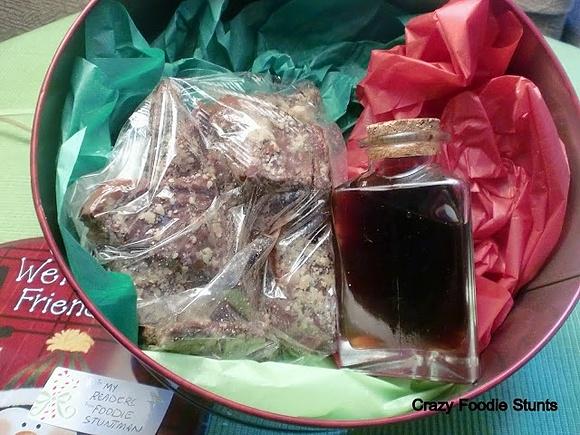 Homemade coffee liqueur for christmas