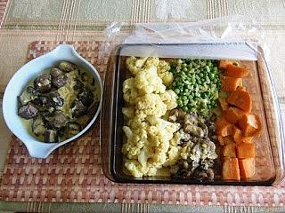 Vegetable medley in spiced coconut sauce