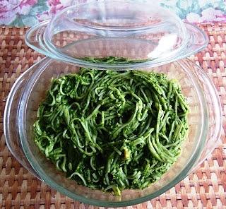 Burmese Noodle Salad with Cilantro Dressing
