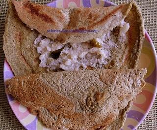 Pesarattu indian millet crepe with moong dal and ginger