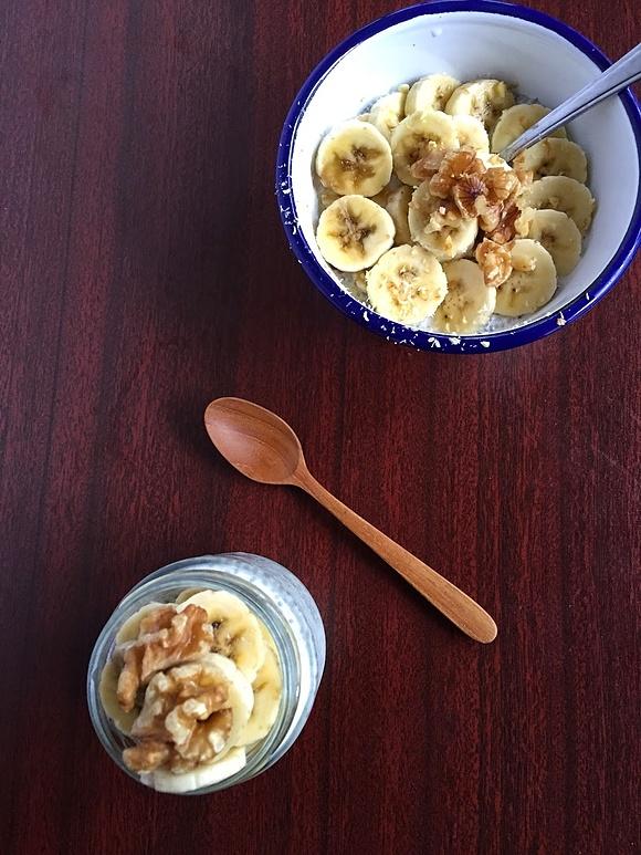 Coconut chia seed pudding