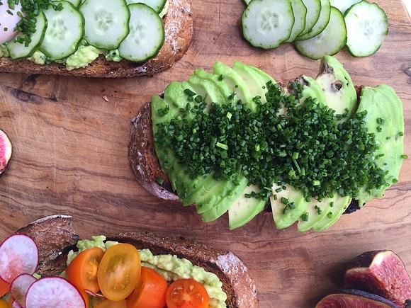 Smorrebrod open faced sandwich