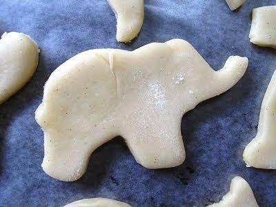 Vanilla bean and lemon animal crackers