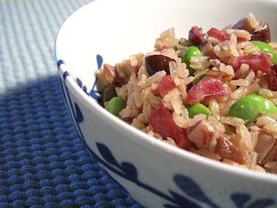 Lap cheong chinese sausage rice