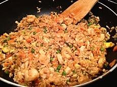 Savory shrimp fried rice