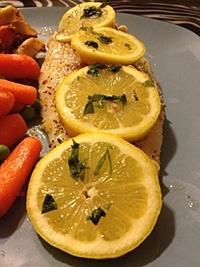 Garlic Baked Basa Fish