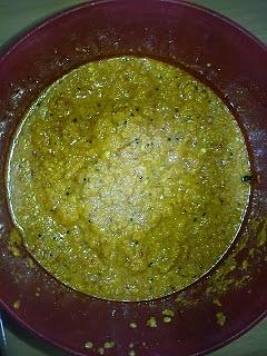 Ginger gojju - traditional tangy and sweet indian sauce