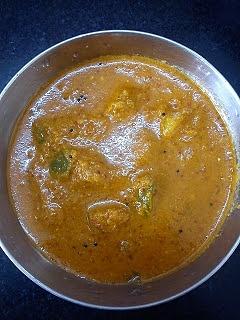 Sweet pumpkin and capsicum curry