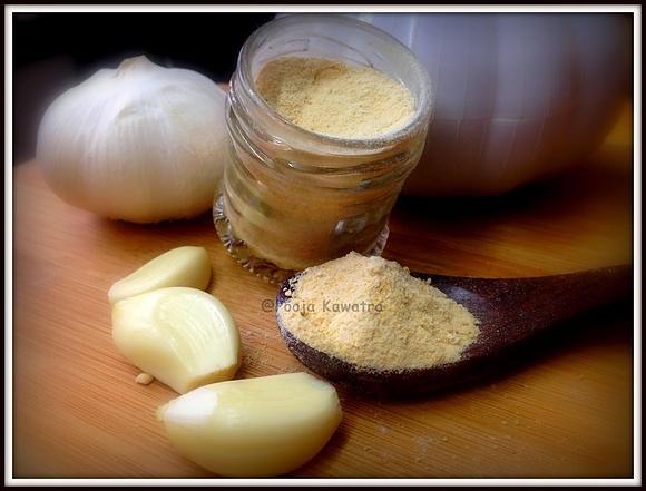 Homemade garlic powder