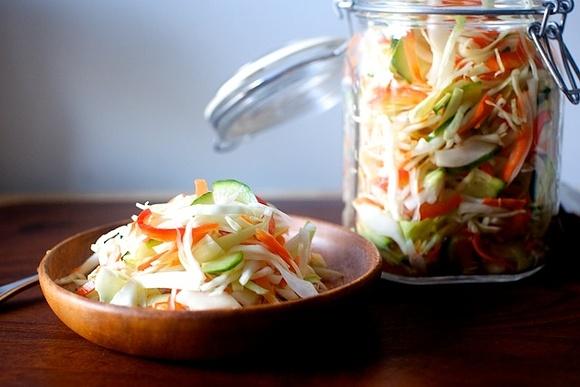 Pickled cabbage salad