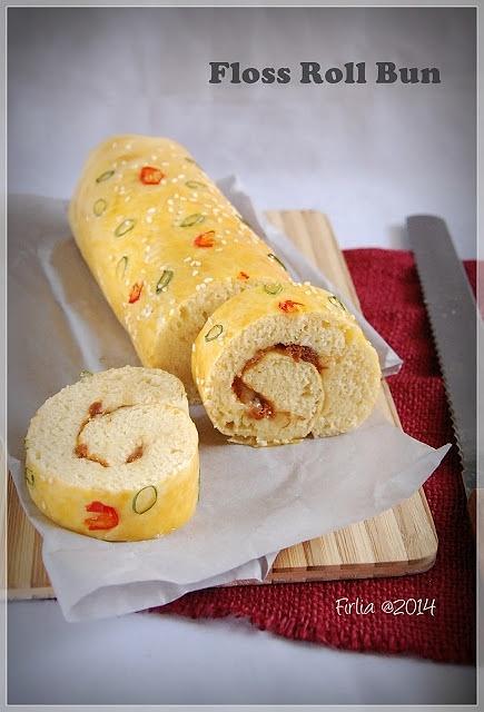 Beef floss roll bun water roux method