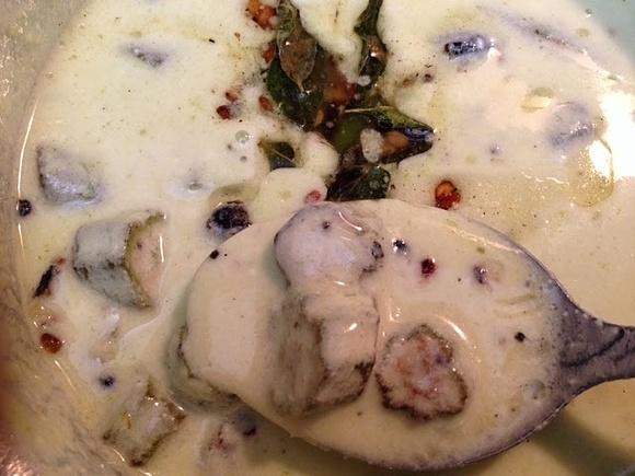 Bhindi Raita - Quick and Tasty