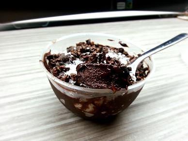 Avocado chocolate coconut pudding and mousse recipe