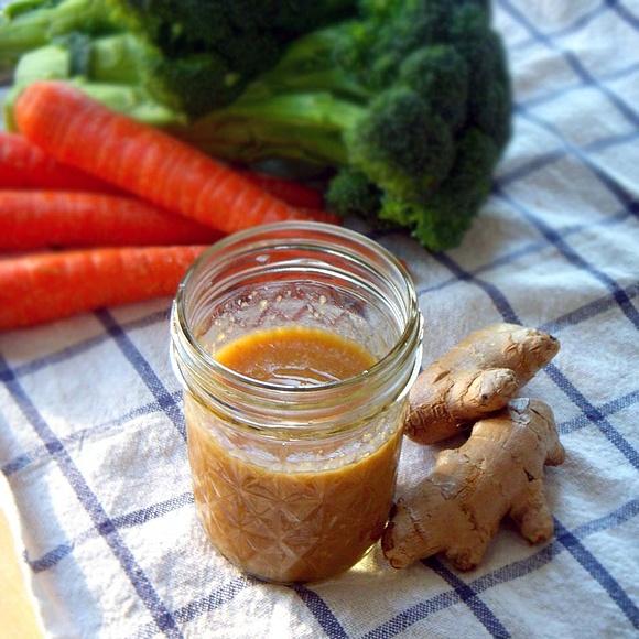 Miso sesame ginger salad dressing