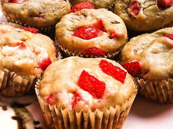 Strawberry Banana Muffins
