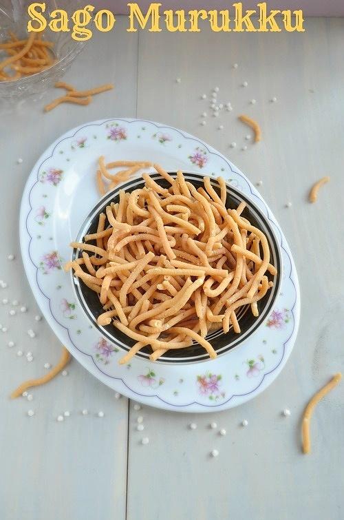 Sago murukku - easy diwali snack