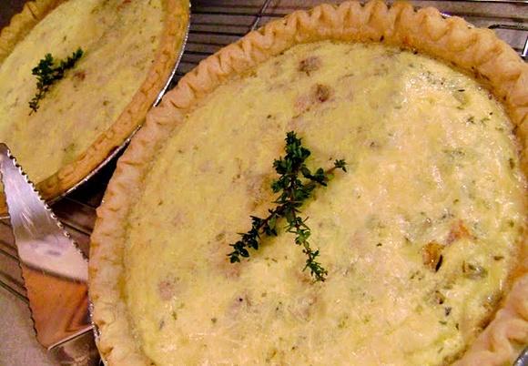 Lightened Up Classic Quiche Lorraine