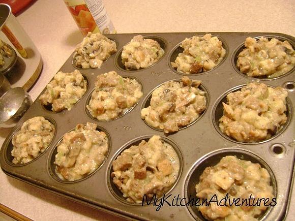 Buttermilk and Herb Stuffing Muffins
