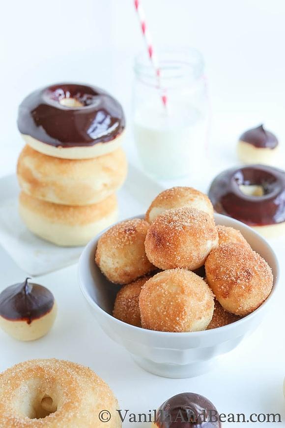 Vanilla Bean and Buttermilk Baked Doughnuts