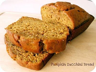 Pumpkin zucchini bread
