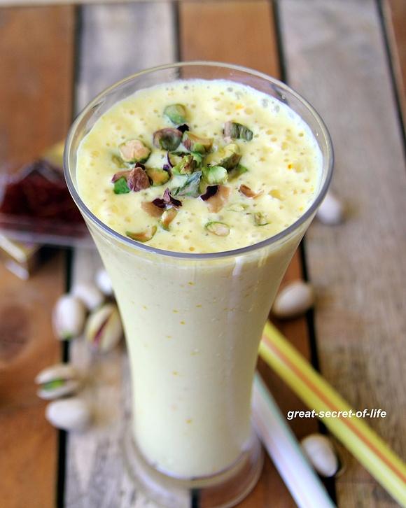Kesar lassi saffron lassi simple healthy summer cooler