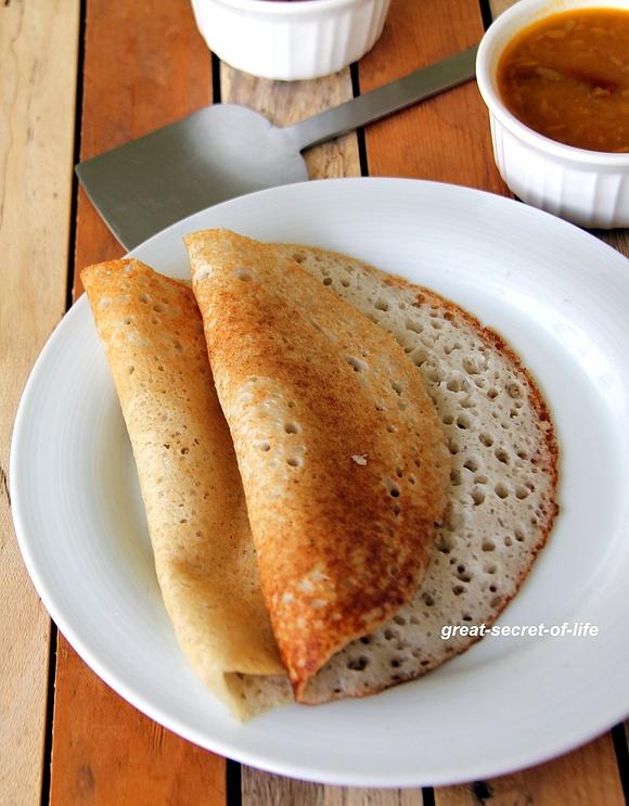 Vendhaya dosai - fenugreek seeds crepes - healthy breakfast recipe