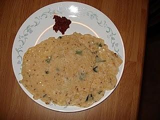 Instant wheat flour dosa