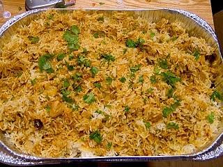 Paneer biryani