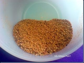 Idly podi - south indian spiced powder for idli