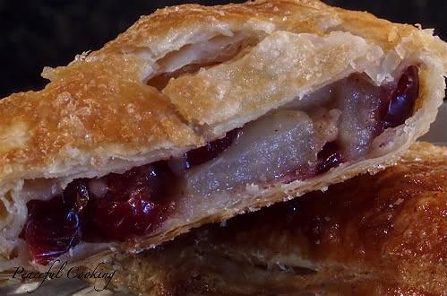 Apple craisin turnover and margarita