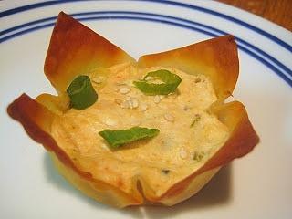 Baked crab Rangoons