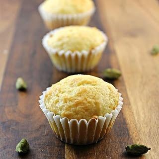 Mini orange and cardamom muffins