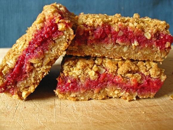 Raspberry Crumb Bars