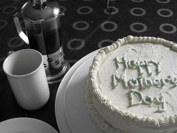 Mothers day maple cake