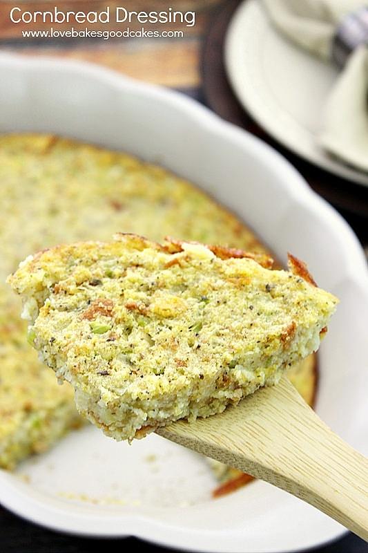 Cornbread dressing for holidays and dinner