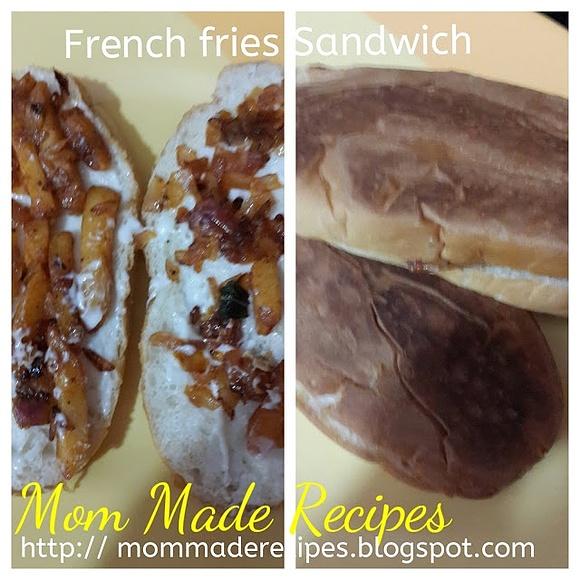 French fries sandwich recipe