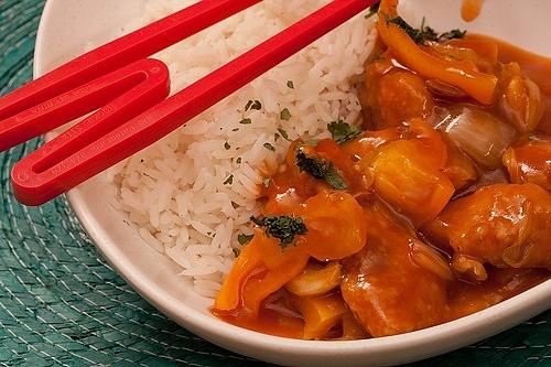 Crispy Chicken in Sweet and Sour Sauce