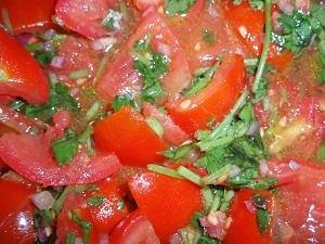 Bengali tomato salsa aka tomato bortha