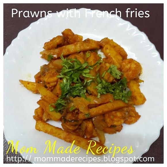 Prawns with French Fries