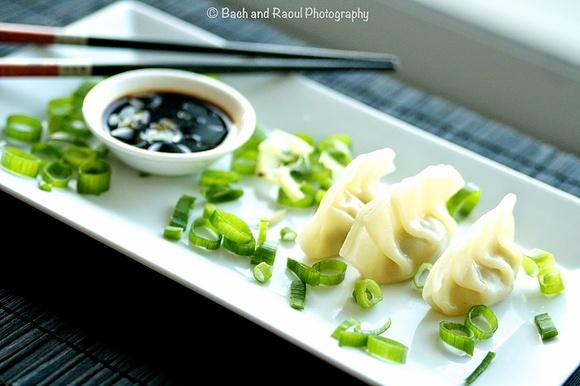 Jiaozi chinese pork dumplings