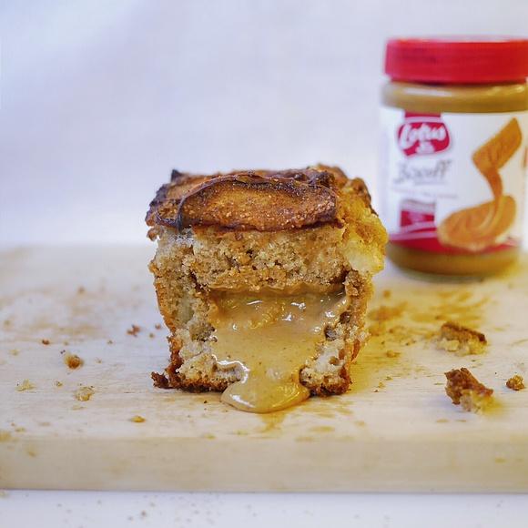Apple cinnamon speculoos loaf