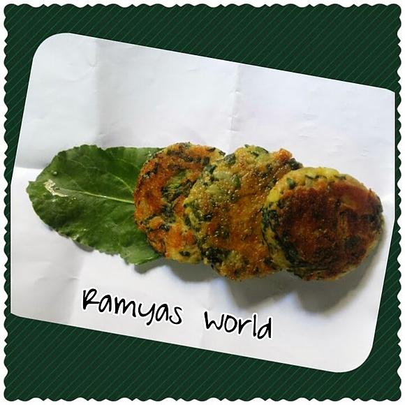 Aloo Palak Tikki