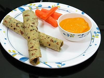 Flavorful methi (fenugreek) paratha