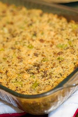 Classic cornbread dressing for southern holidays