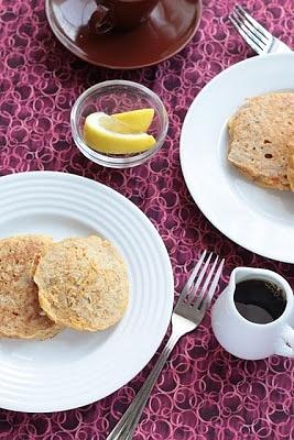 Brown rice pancakes