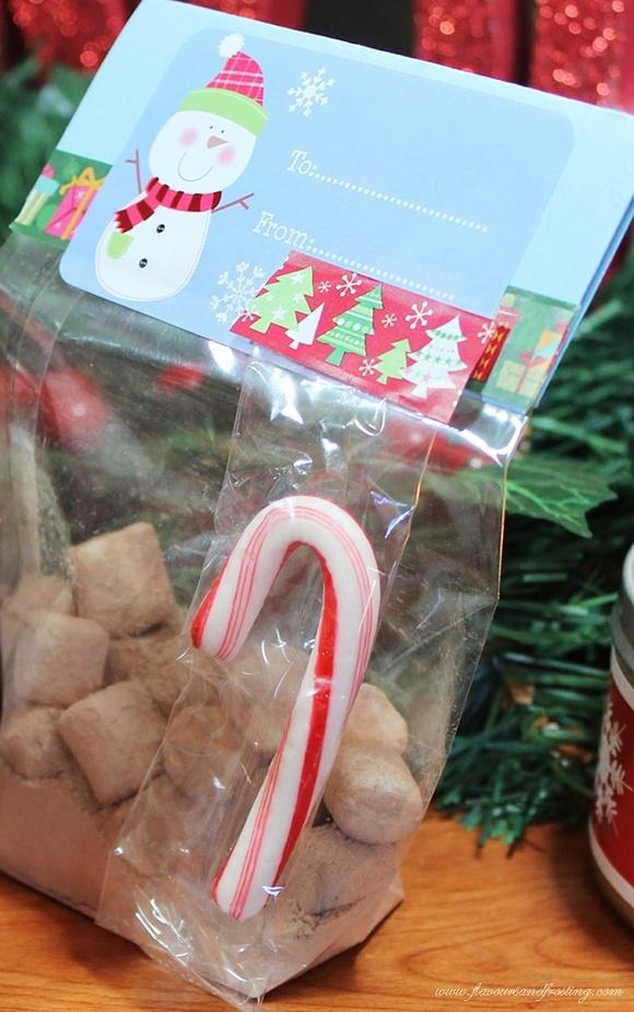 Snowman soup christmas gift idea