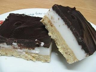 Peppermint and Chocolate Slice
