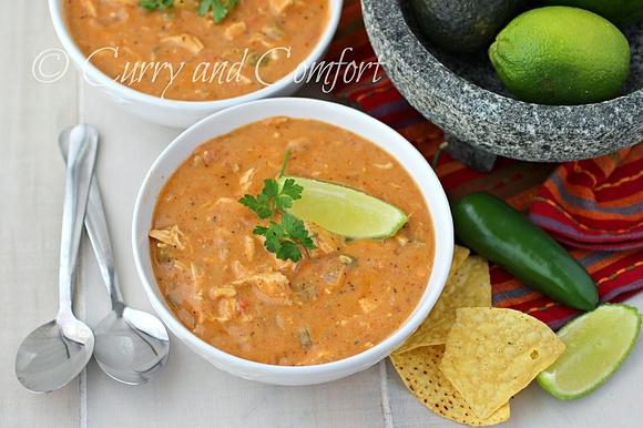 Chicken enchilada soup
